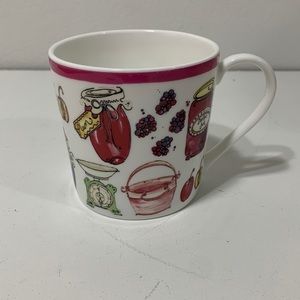 Rose Of England Bone China Mug Tea or Coffee Jam and Berries
